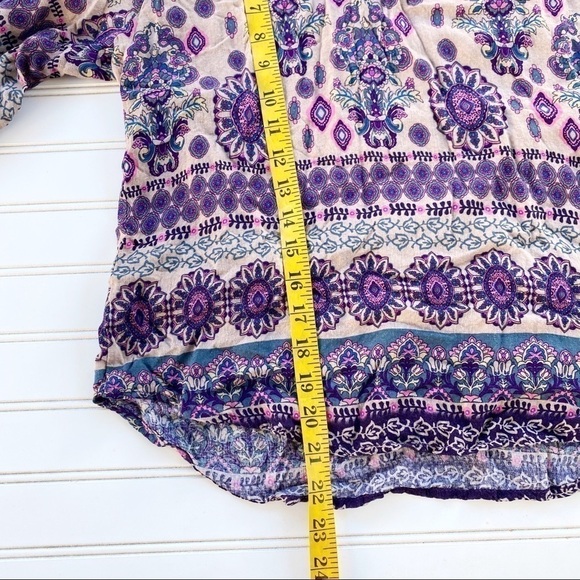 Floral Boho print blouse Verse Size M - Picture 8 of 8
